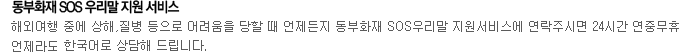 동부화재 SOS우리말 지원 서비스